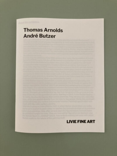 Publication Arnolds Butzer