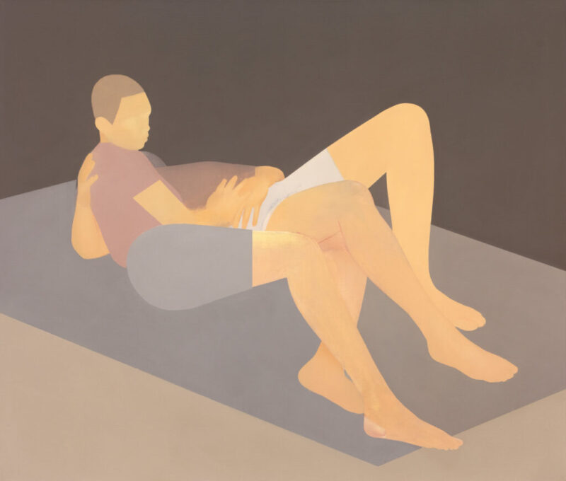 Manuel Stehli, no title (2 people), 2023, oil on canvas, 170 x 200 cm